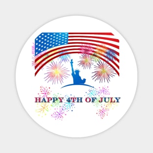 Happy 4th Of July Magnet